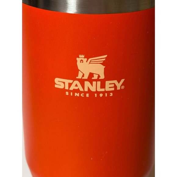 STANLEY IceFlow Flip Straw Lid Tumbler TIGERLILY ORANGE 30 OZ Ice Flow - Picture 7 of 10
